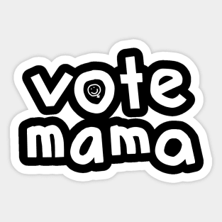 Whiteline Vote Mama Sticker